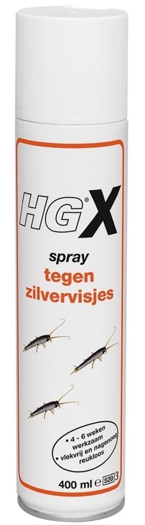 HGX tegen zilvervisjes